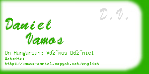 daniel vamos business card